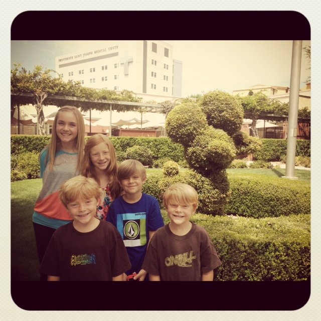 the kids at Disney Studios