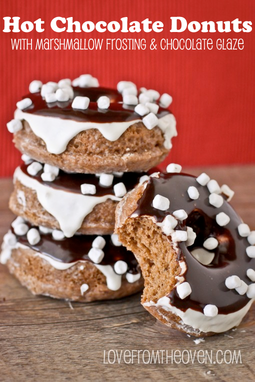 hot chocolate donuts